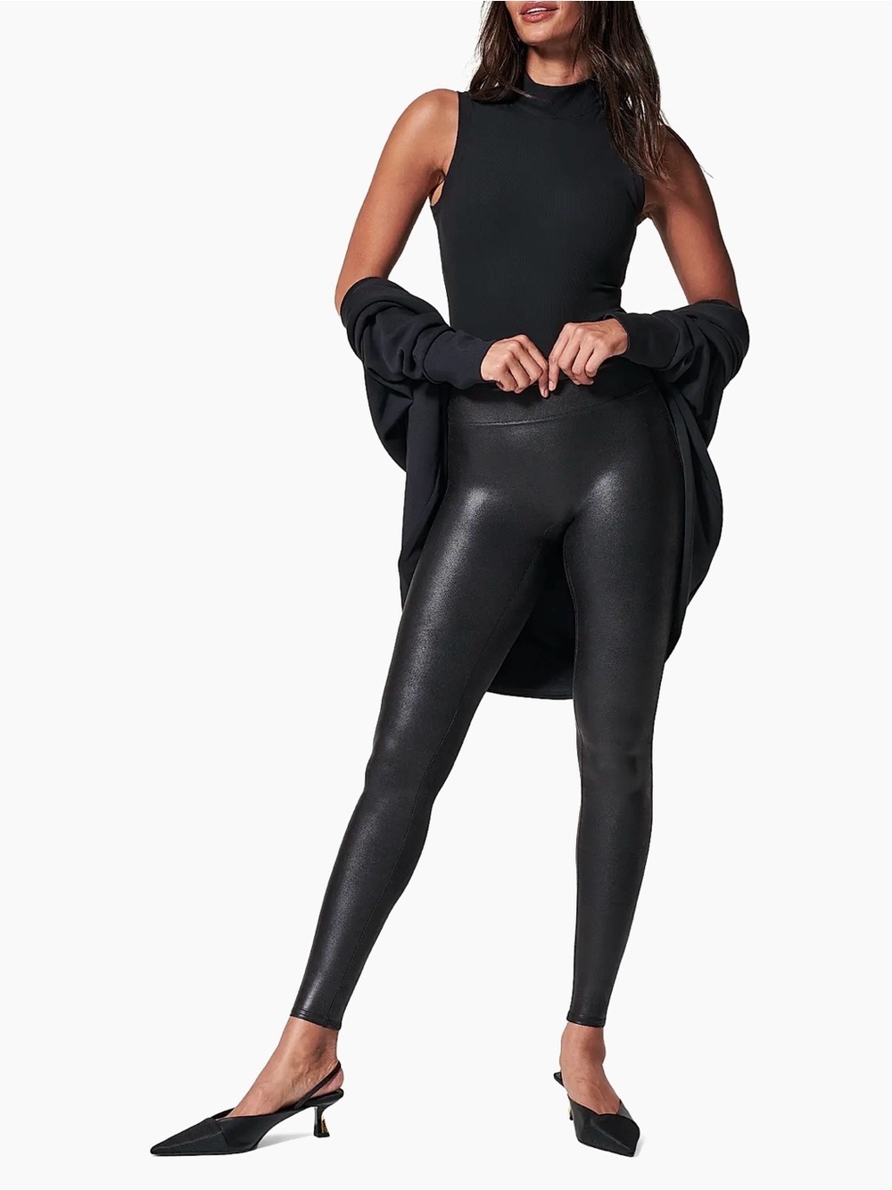 Spanx Faux Leather Leggings